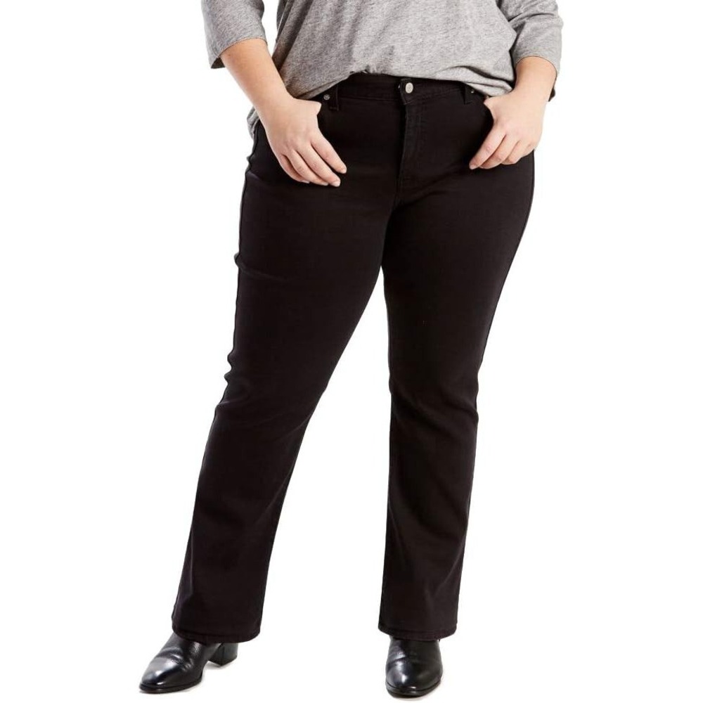 Levi's Women's Classic Straight Jeans, Soft Black (Waterless), 28 (US 6) R